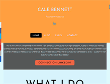 Tablet Screenshot of calebennett.com